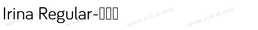 Irina Regular字体转换